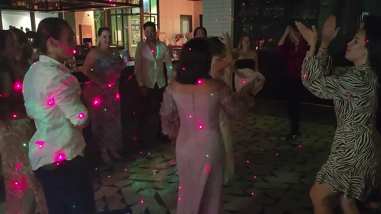 The room finds its rhythm